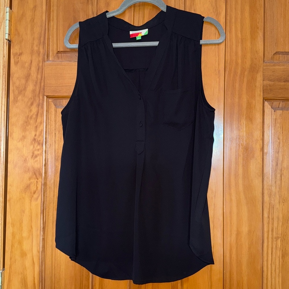 Fervour Black Tonic Top, size Large